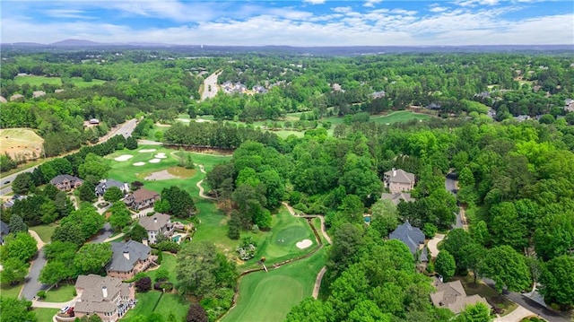 6515 Ashbourne Ct, Suwanee, GA 30024 - aerial view of property's location with a golf club and nearby suburban area