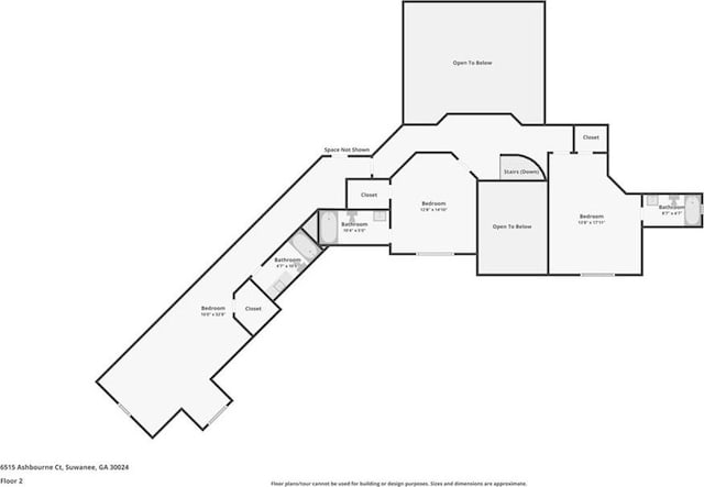 6515 Ashbourne Ct, Suwanee, GA 30024 - property floor plan