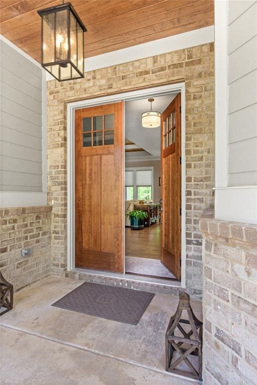 131 Quiet Cove Way, Monticello, GA 31064 - view of exterior entry featuring brick siding
