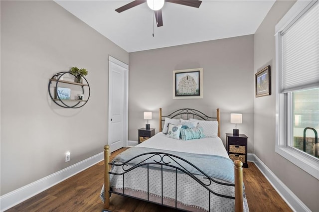 131 Quiet Cove Way, Monticello, GA 31064 - bedroom featuring wood finished floors, baseboards, and a ceiling fan