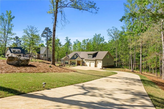 131 Quiet Cove Way, Monticello, GA 31064 - view of front of home featuring concrete driveway and a front yard