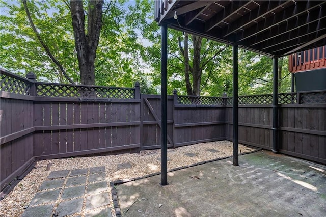 2873 Overlook Way NE, Atlanta, GA 30324 - fenced backyard with a patio and a gate