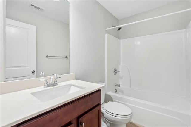 2785 Maple Park Pl, Cumming, GA 30041 - full bath with toilet,  shower combination, vanity, and visible vents