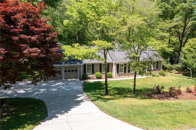 170 Mayfield Cir, Alpharetta, GA 30009 - single story home featuring driveway, a garage, and a front yard