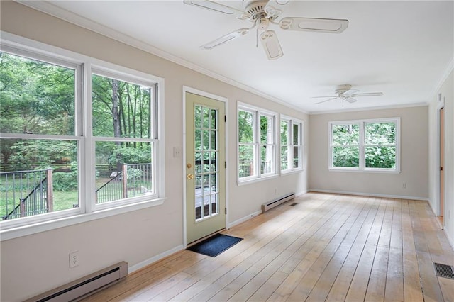 170 Mayfield Cir, Alpharetta, GA 30009 - unfurnished sunroom with a baseboard radiator