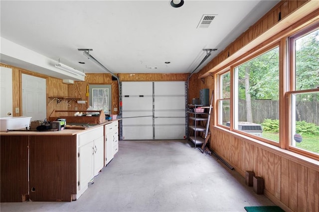 170 Mayfield Cir, Alpharetta, GA 30009 - garage featuring wooden walls