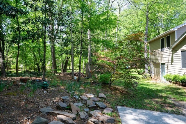 170 Mayfield Cir, Alpharetta, GA 30009 - view of yard featuring a forest view
