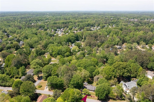 170 Mayfield Cir, Alpharetta, GA 30009 - aerial view of a heavily wooded area