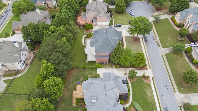 1565 Briergate Dr, Duluth, GA 30097 - aerial view of property and surrounding area with nearby suburban area