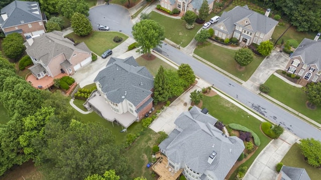 1565 Briergate Dr, Duluth, GA 30097 - aerial overview of property's location with nearby suburban area