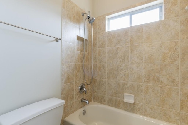 1565 Briergate Dr, Duluth, GA 30097 - bathroom with toilet and shower / washtub combination