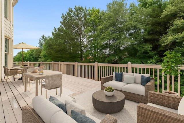 1565 Briergate Dr, Duluth, GA 30097 - deck featuring outdoor lounge area and outdoor dining area