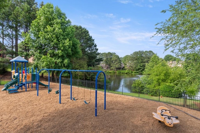 1565 Briergate Dr, Duluth, GA 30097 - community play area featuring a water view and view of scattered trees