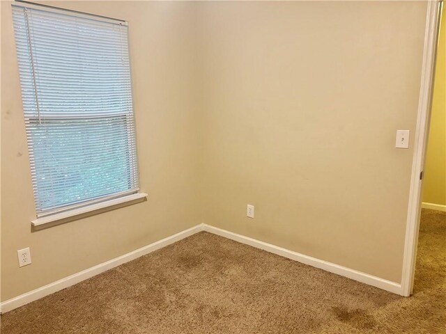 empty room featuring carpet