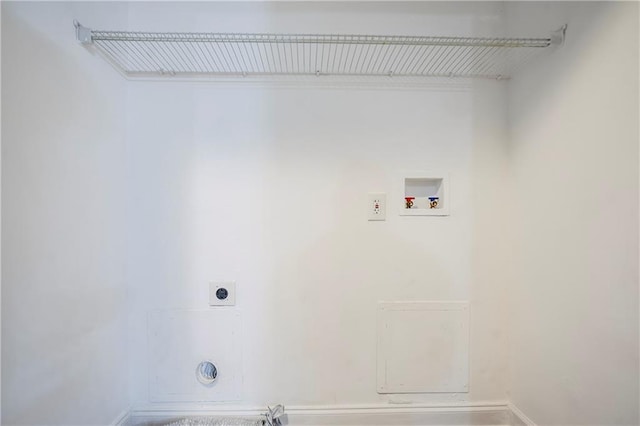 3743 Turner Heights Dr, Decatur, GA 30032 - washroom featuring washer hookup and hookup for an electric dryer