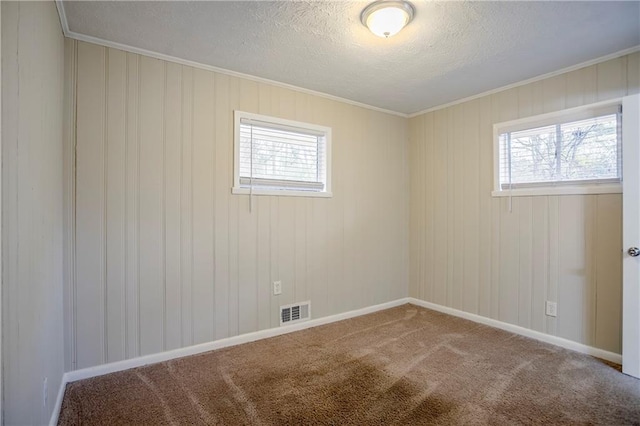 3743 Turner Heights Dr, Decatur, GA 30032 - carpeted spare room with ornamental molding and a textured ceiling