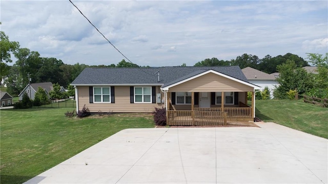 334 Glenn Abby Ln, Pendergrass, GA 30567 - single story home featuring a porch