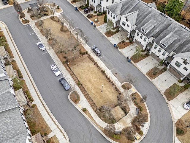 bird's eye view featuring a residential view