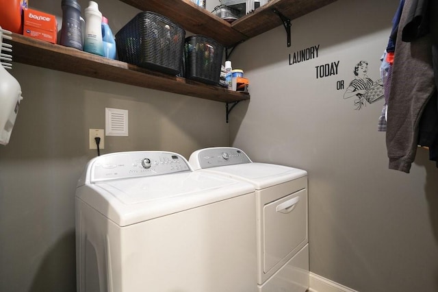 48 Ironwood Ct, Dallas, GA 30132 - laundry room with laundry area and independent washer and dryer