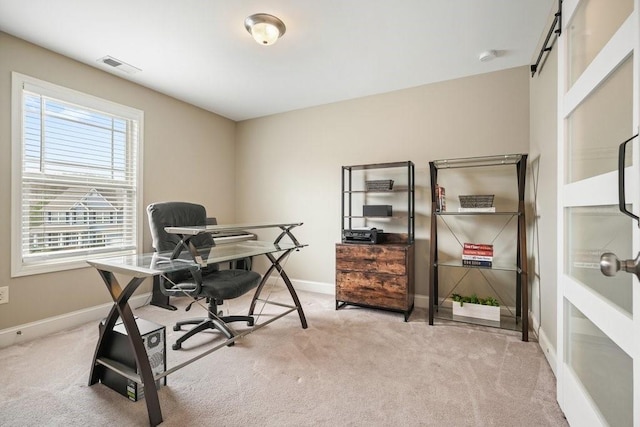 48 Ironwood Ct, Dallas, GA 30132 - carpeted home office with visible vents and baseboards