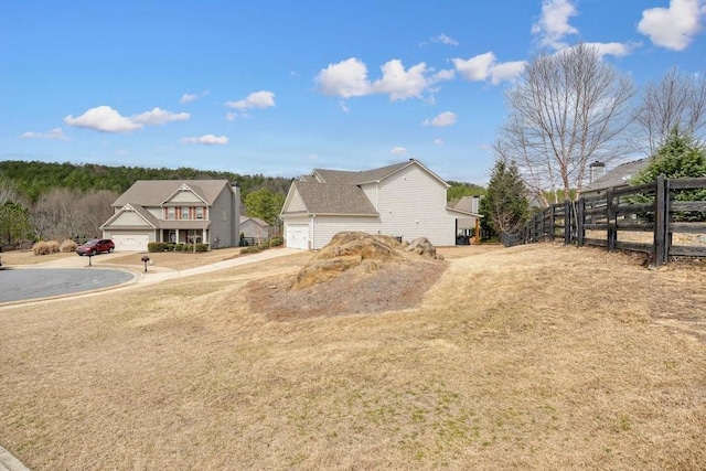 48 Ironwood Ct, Dallas, GA 30132 - view of yard featuring fence and driveway
