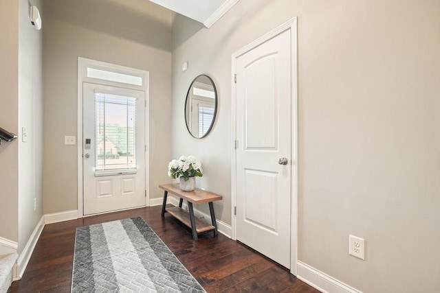 48 Ironwood Ct, Dallas, GA 30132 - entryway featuring baseboards and wood finished floors