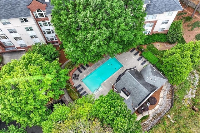 3636 Habersham Rd NW Unit 2101, Atlanta, GA 30305 - bird's eye view of a pool area