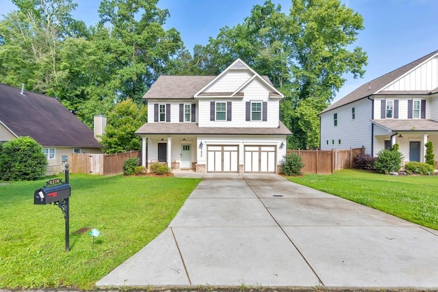 4230 Old Cherokee St, Acworth, GA 30101 - traditional-style home featuring driveway, a garage, and covered porch