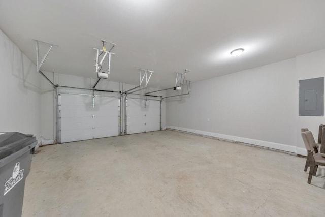 4230 Old Cherokee St, Acworth, GA 30101 - garage featuring electric panel and a garage door opener