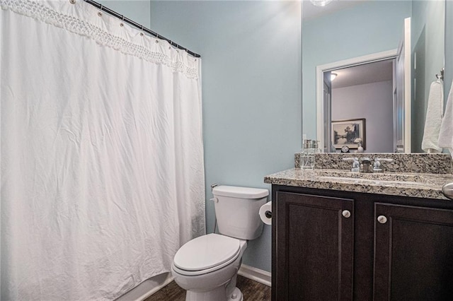 23 Stable Gate Dr, Cartersville, GA 30120 - full bath featuring wood finished floors, vanity, and curtained shower