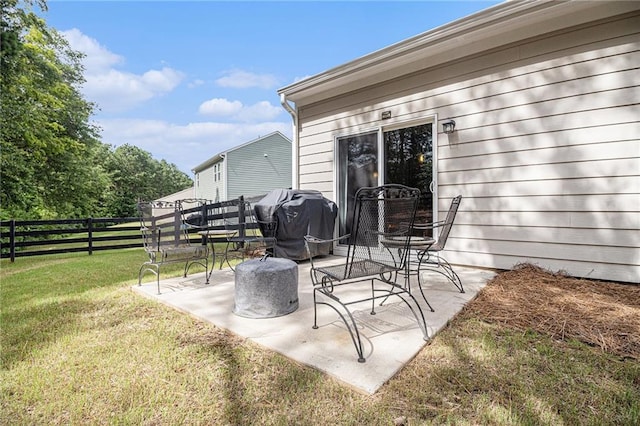 23 Stable Gate Dr, Cartersville, GA 30120 - view of patio featuring grilling area