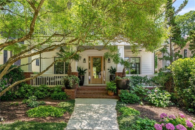 1601 Marlbrook Dr NE, Atlanta, GA 30307 - property entrance featuring covered porch