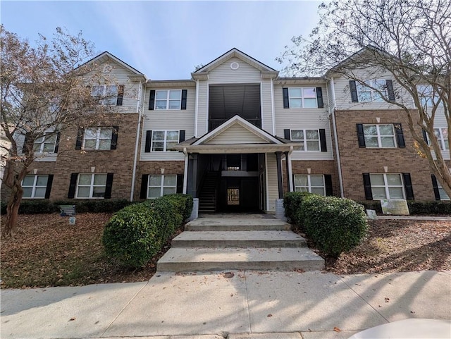 multi unit property with brick siding