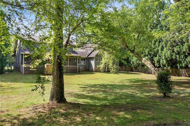 442 Cartecay River Run, Ellijay, GA 30536 - view of yard featuring a sunroom