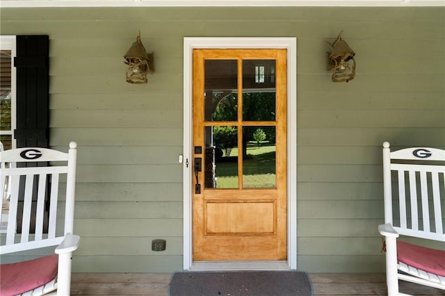 442 Cartecay River Run, Ellijay, GA 30536 - entrance to property featuring a porch