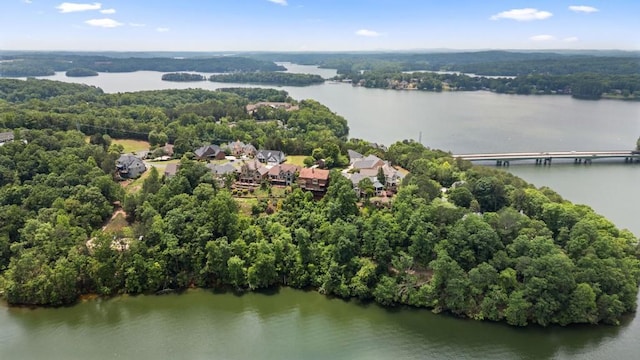 2742 High Vista Pt, Gainesville, GA 30501 - bird's eye view of a large body of water and a forest