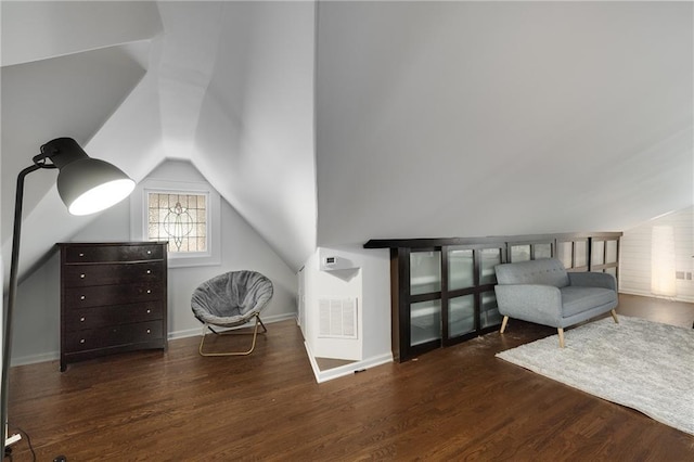 311 Glendale Ave, Decatur, GA 30030 - sitting room featuring lofted ceiling and wood finished floors