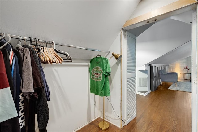 311 Glendale Ave, Decatur, GA 30030 - spacious closet featuring wood finished floors and lofted ceiling