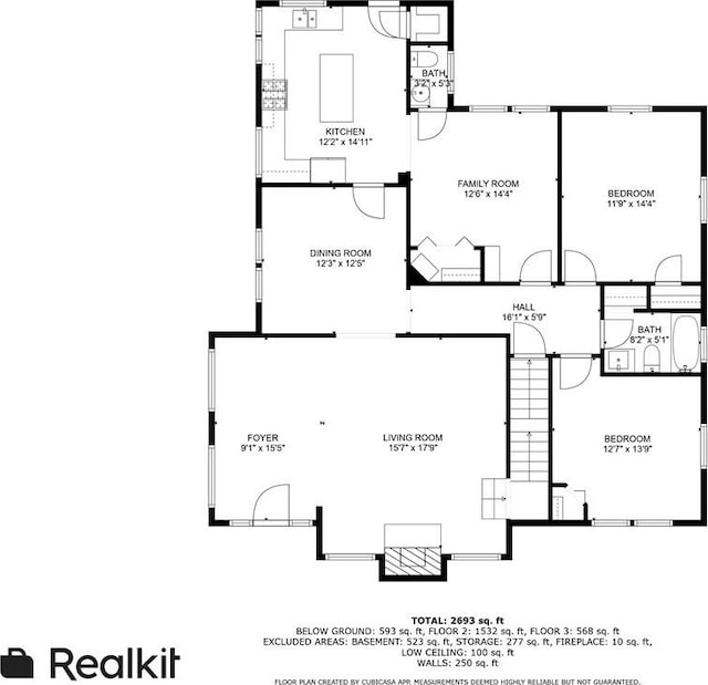 311 Glendale Ave, Decatur, GA 30030 - view of property floor plan