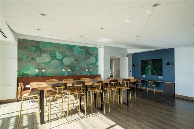 943 Peachtree St NE Unit 1518, Atlanta, GA 30309 - dining room with wood finished floors
