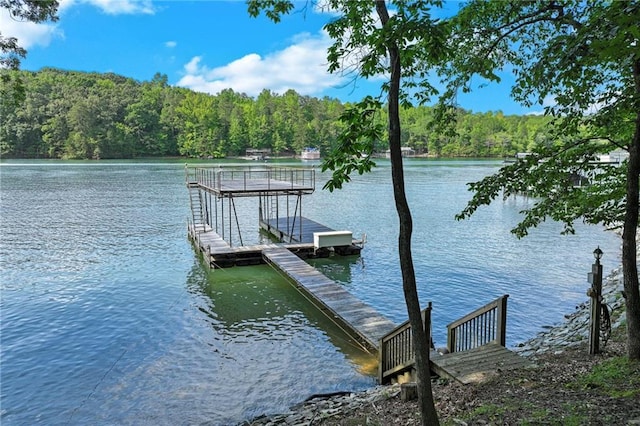 4039 Sargent Cir, Gainesville, GA 30506 - dock featuring a water view and a view of trees