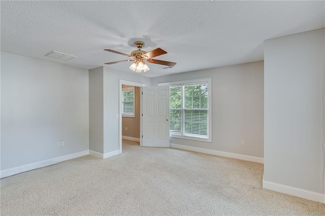 4039 Sargent Cir, Gainesville, GA 30506 - carpeted empty room with a ceiling fan, baseboards, and a textured ceiling