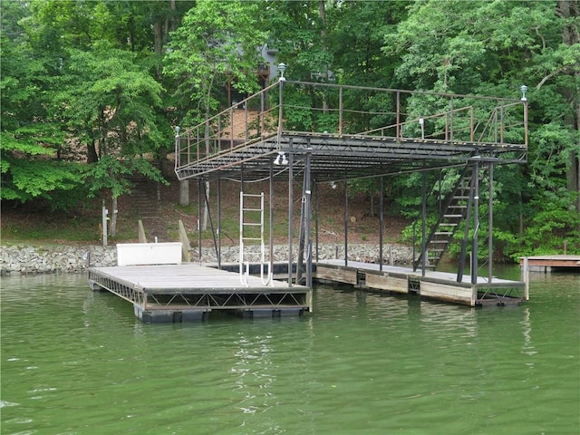 4039 Sargent Cir, Gainesville, GA 30506 - dock featuring a water view