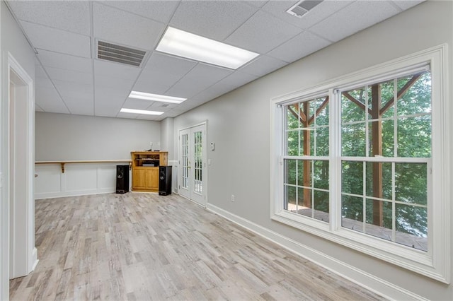 4039 Sargent Cir, Gainesville, GA 30506 - unfurnished office with light wood-style flooring and a drop ceiling