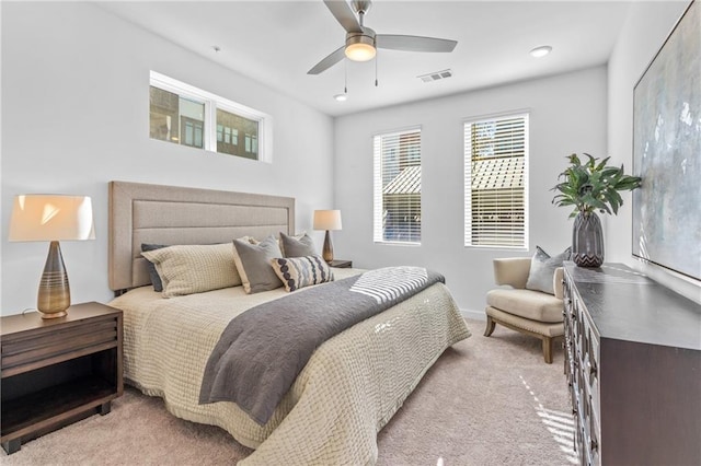 388 Pratt Dr Unit 2113, Atlanta, GA 30315 - bedroom featuring light colored carpet and ceiling fan