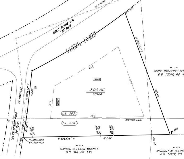 2226 Upper Burris Rd, Canton, GA 30114 - survey map / technical document