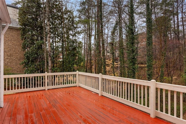 view of deck