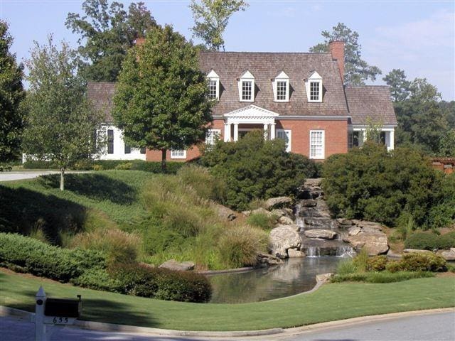 view of new england style home