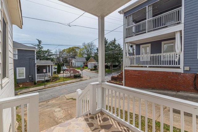 exterior space featuring a porch