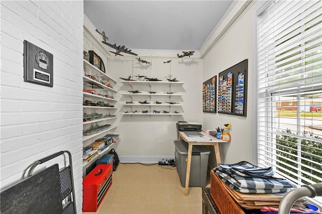 511 Robinson Ave SE, Atlanta, GA 30315 - office space with light tile patterned floors and ornamental molding